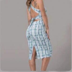 Cute open back dress